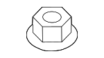 902370031 - Body: Cushion Nut for Subaru Image
