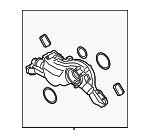 9A712140602 - Cooling System: Housing for Porsche Image