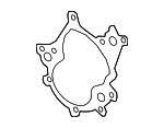 9A712122801 - Cooling System: Water Pump Assembly Gasket for Porsche Image