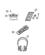 55372218AA - Electrical: Rear Seat Video Bracket for Dodge: Ram 1500, Ram 2500, Ram 3500 | Ram: 1500, 2500, 3500 Image