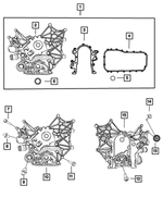 R4666018BA - Engine 3.8L Six Cylinder: Timing Case Cover, Remanufactured for Jeep: Wrangler Image