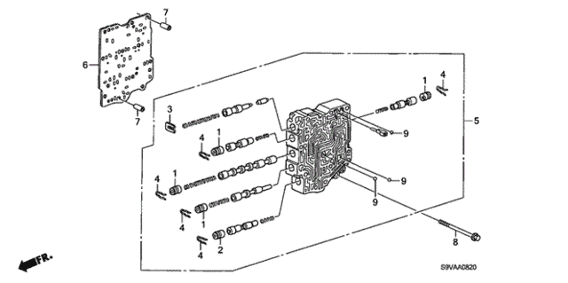AT Secondary Body for 2008 Honda Pilot #0