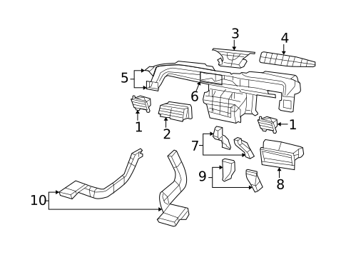 Ducts for 2015 Jeep Compass #0