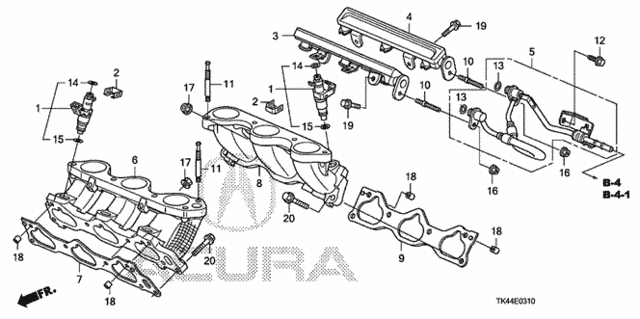 Fuel Injector for 2011 Acura TL #0