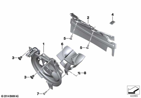 Electric Fan, Suction for 2017 BMW-Motorrad F 800 R #0