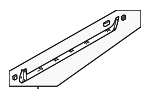 G68511A14H - Body: Rocker Molding for Nissan Image