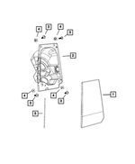 68094751AA - Body Sheet Metal Except Doors: Plastic Nut for Dodge: Hornet | Ram: ProMaster 1500, ProMaster 2500, ProMaster 3500, ProMaster EV Image