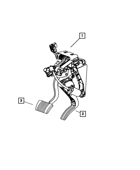 Accelerator Pedal for 2008 Chrysler Pacifica #0