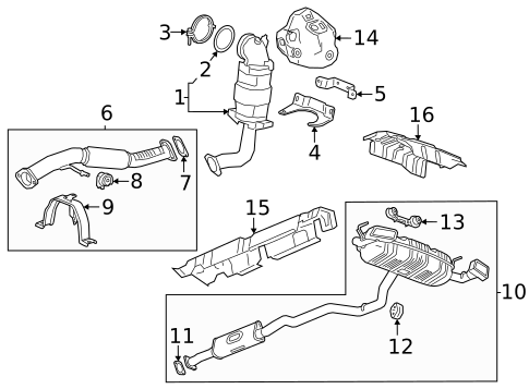 Exhaust Components for 2025 Buick Envision #0
