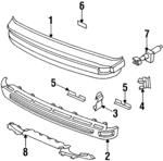 FA5451980 - Body: Spoiler for Mazda: RX-7 Image