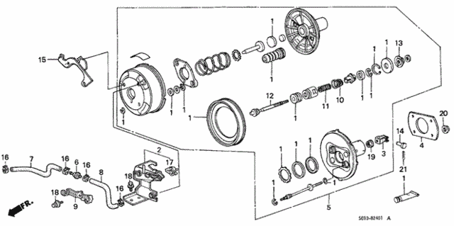 Master Power ('86-'87) for 1986 Honda Accord #0
