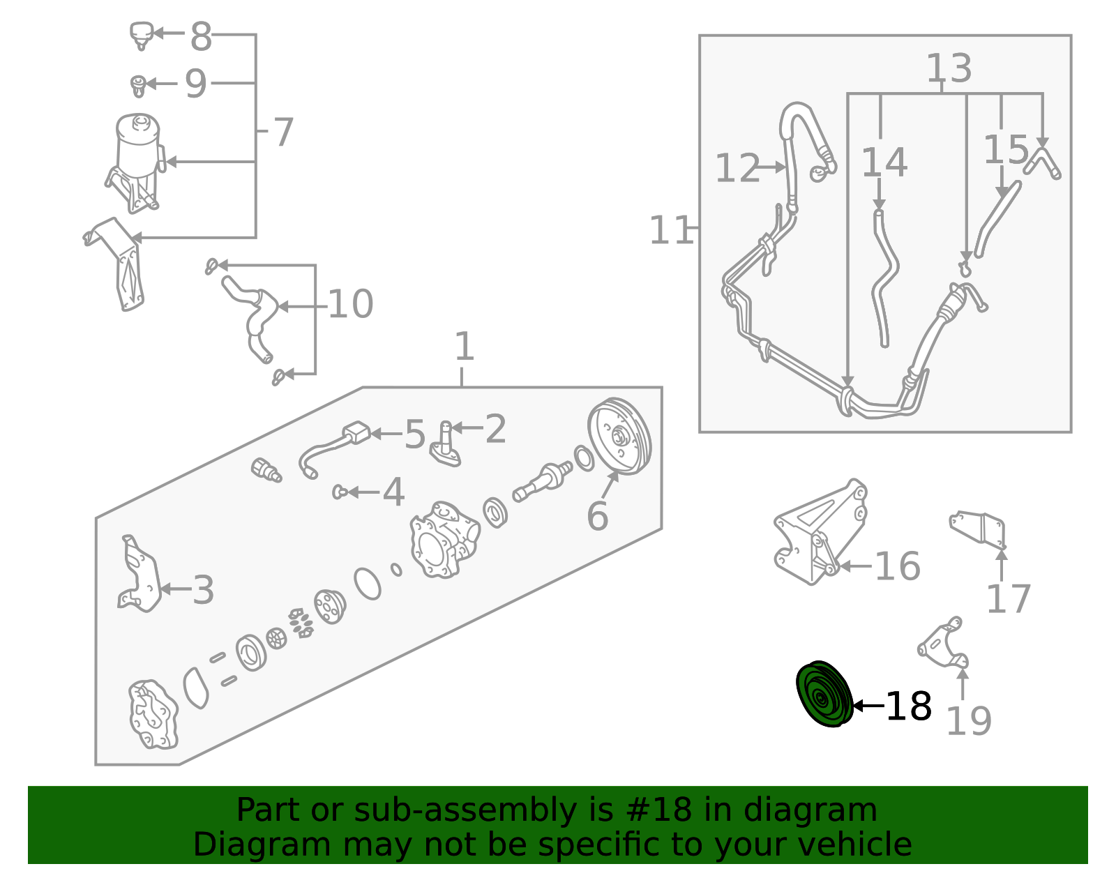 11945-3S512 - Idler Pulley - 1998-2004 Nissan | Nissan OEM Parts Direct