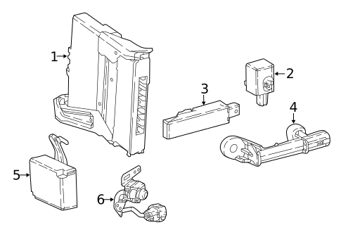 Keyless Entry Components for 2019 Lexus LC500 #0