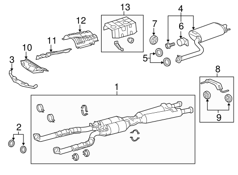 Exhaust Components for 2013 Lexus LS460 | Lexus of Stevens