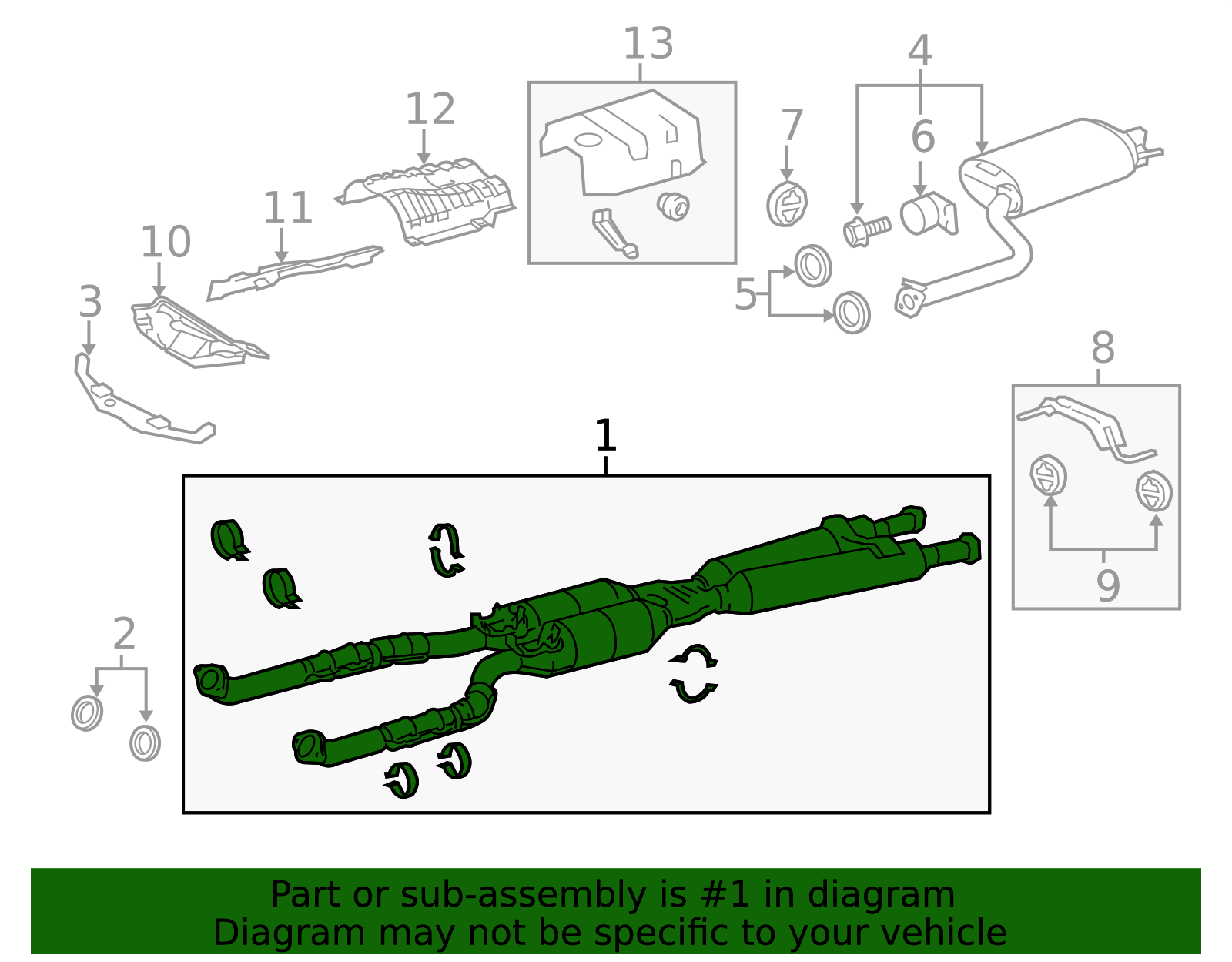 2010-2017 Lexus LS460 Exhaust Pipe 17410-38411 | Lexus of Pembroke