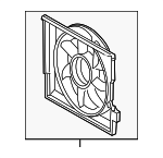 2115001693 - Belts &amp; Cooling: Engine Cooling Fan Assembly for Mercedes-Benz Image