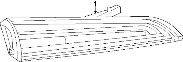 42890824 - : Part# 42844127 F Lamp for Buick: Envista Image