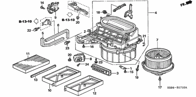 Heater Blower for 2005 Honda Civic #0