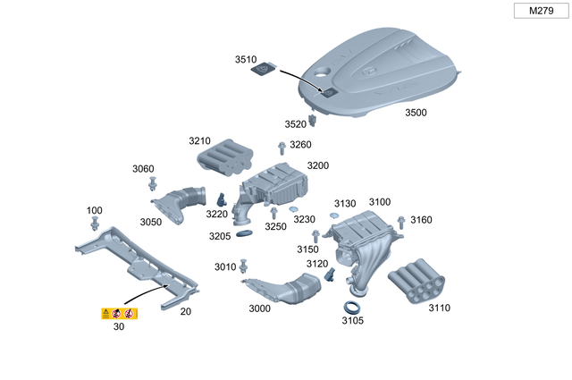 279090730064 - : Damping Air Filter for Mercedes-Benz Image