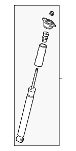 97033306137 - : 2014-2016 Porsche Panamera - Shock Assembly for Porsche: Panamera Image