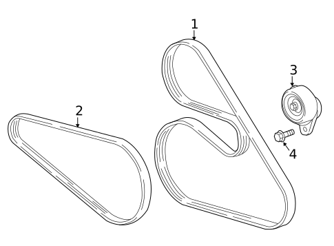 Belts & Pulleys for 2016 Cadillac CT6 #0