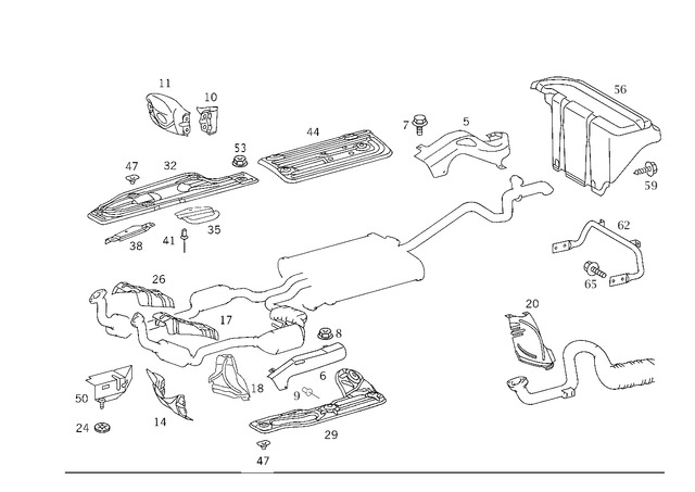 29940645 - Exhaust System: Securing for Mercedes-Benz Image image