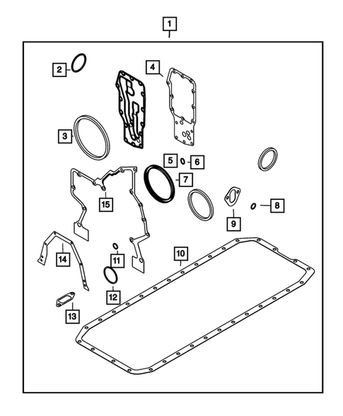 Engine Identification, Service Engines & Engine Service Kits for 2011 Ram 2500 #1