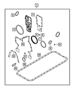 5093087AA - 6.7L Turbo Diesel; Engine: Fuel Injection Pump O Ring for Dodge: Ram 2500, Ram 3500 | Ram: 2500, 3500 Image