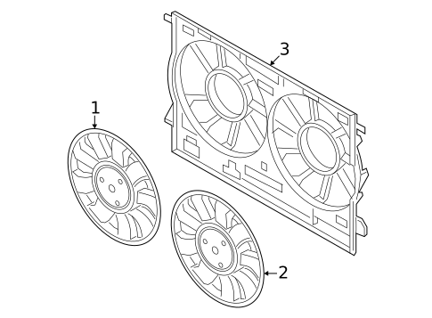 Cooling Fan, Clutch & Motor for 2026 Porsche Cayenne #0