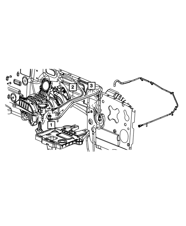 52125202AD - Emission Controls: Fuel Vapor Tube for Mopar Image