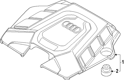 Engine Appearance Cover for 2025 Audi SQ7 #0
