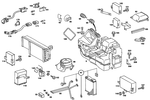 1268305762 - Heating and Ventilation: Heater Housing for Mercedes-Benz Image