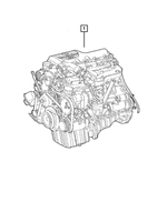 R2527545AA - 2.7L Diesel - Mercedes Benz [EX8]: Complete Engine for Dodge: Sprinter 2500, Sprinter 3500 Image