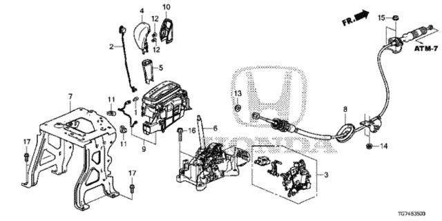 Select Lever for 2016 Honda Pilot #0