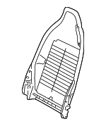 52108401887 - Body: Seat Back Frame for BMW: Z3 Image
