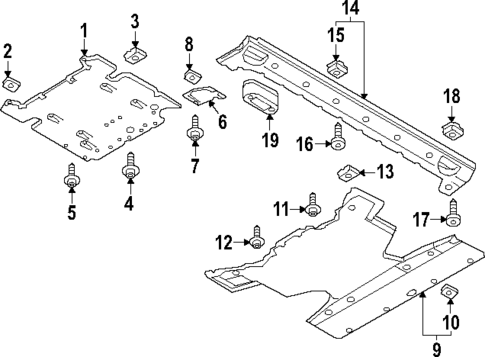 Under Cover & Splash Shields for 2024 Audi SQ8 e-tron #0