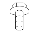 11519387 - Body: Trailer Hitch Bolt for GM Image