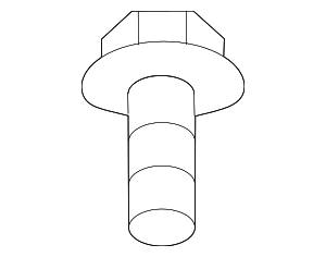 11519387 - Body: M8x1.25x24 Multi-Purpose Bolt for GM Image