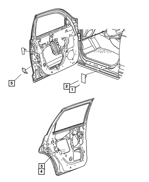 Doors for 2006 Chrysler PT Cruiser #0