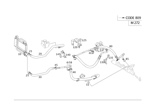 Gasoline Vehicles Line Scope for 2012 Mercedes-Benz S400 #0