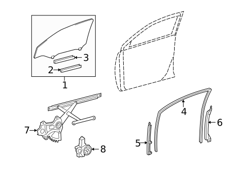 Rear Door for 2009 Scion xD #2