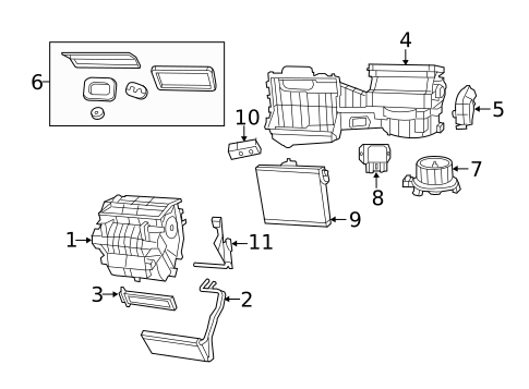 HVAC Case for 2018 Jeep Wrangler JK #0
