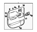 84152383 - Body: Door Interior Trim Panel for Chevrolet: Silverado 1500, Silverado 2500 HD, Silverado 3500 HD | GMC: Sierra 1500, Sierra 2500 HD, Sierra 3500 HD Image