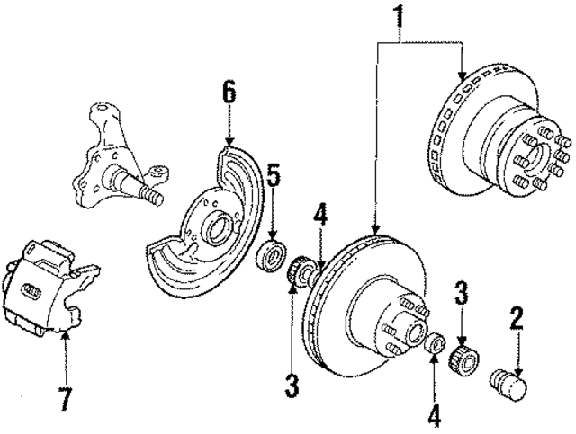 4086356 - Brakes: Hub &amp; Rotor for Mopar Image