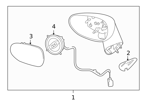 Outside Mirrors for 2010 Saturn Sky #0