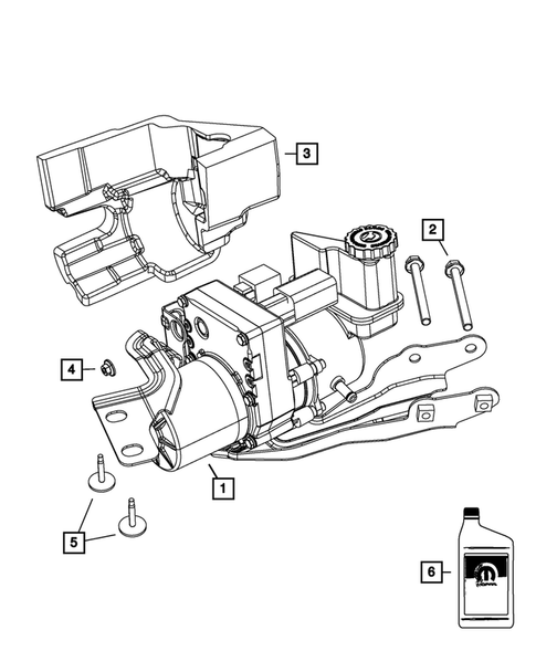 Power Steering Pump and Reservoir for 2011 Dodge Challenger #0