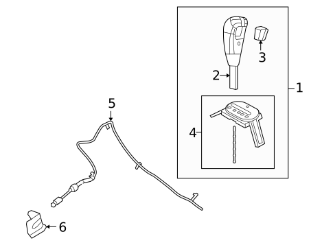 Shifter Housing for 2006 Mercury Mariner #0