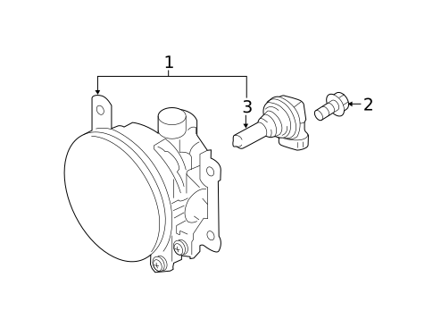 Fog Lamps for 2024 Mitsubishi Mirage #0