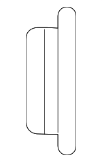 76842SHJA01 - Body: Washer Pump Grommet for Honda: Accord, Accord Crosstour, Civic, CR-V, Crosstour, Fit, HR-V, Odyssey, Pilot, Ridgeline Image