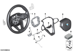 32307944547 - Steering: Sports Steer.Wheel Leather Shift Paddles for BMW Image